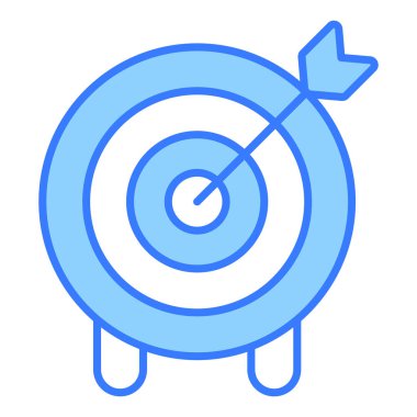 Hedef Finans İlgili Vektör Satır Simgesi. Düzenlenebilir Piksel Mükemmel.