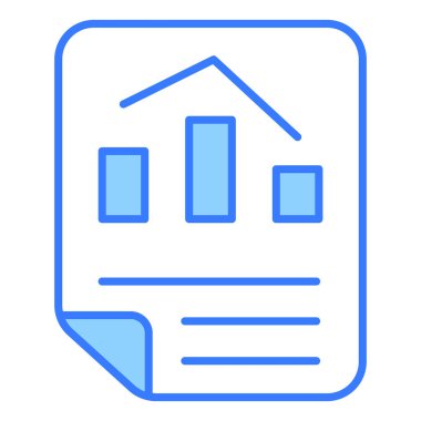 Dosya Finansmanı İlgili Vektör Satırı Simgesi raporunu yaz. Düzenlenebilir Piksel Mükemmel.