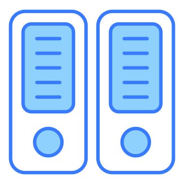 dosya kabı Finans İlgili Vektör Satır Simgesi. Düzenlenebilir Piksel Mükemmel.