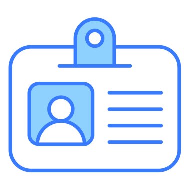 Kimlik kartı Finansmanı İlgili Vektör Satır Simgesi. Düzenlenebilir Piksel Mükemmel