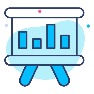 Finans Kılavuzu İlgili Vektör Satırı Simgesi. Düzenlenebilir Piksel Mükemmel.