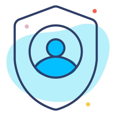  Güvenli Mali İlişkili Vektör Hattı Simgesi. Düzenlenebilir Piksel Mükemmel.