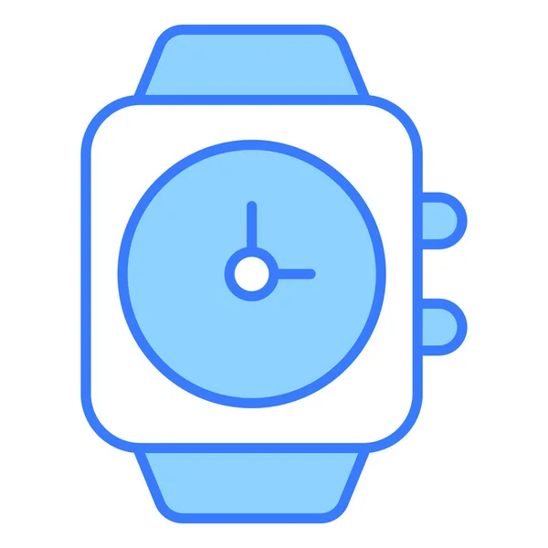 Smart Watch Finanzas Relacionadas Vector Line Icon Editable Stroke Pixel — Vector de stock