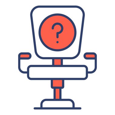 Ofis başkanı Finans İlgili Vektör Hattı Simgesi. Düzenlenebilir Piksel Mükemmel.