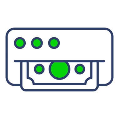  ATM Finans İle İlgili Vektör Hattı Simgesi. Düzenlenebilir Piksel Mükemmel.