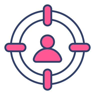  Hedef Finans İlgili Vektör Satır Simgesi. Düzenlenebilir Piksel Mükemmel.