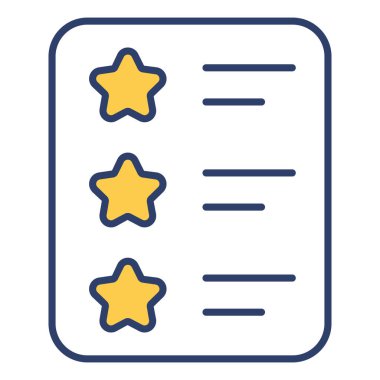 Finans İlgili Vektör Satır Simgesini gözden geçirir. Düzenlenebilir Piksel Mükemmel.