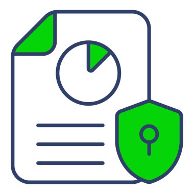 Veri Koruma Finansmanı İlgili Vektör Hattı Simgesi. Düzenlenebilir Piksel Mükemmel.