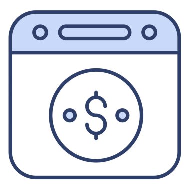 Takvim Finansmanı İlgili Vektör Hattı Simgesi. Düzenlenebilir Piksel Mükemmel.