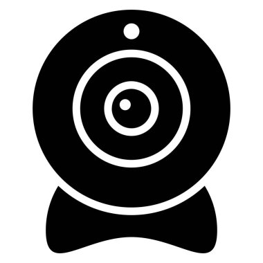 Web kamerası Finans İlgili Vektör Hattı Simgesi. Düzenlenebilir Piksel Mükemmel.