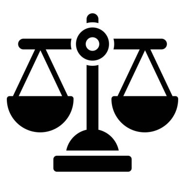 Adalet Mali İlişkili Vektör Hattı Simgesi. Düzenlenebilir Piksel Mükemmel.