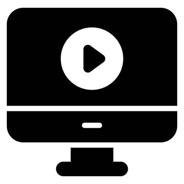 Video günlüğü Finans İlgili Vektör Satırı Simgesi. Düzenlenebilir Piksel Mükemmel.