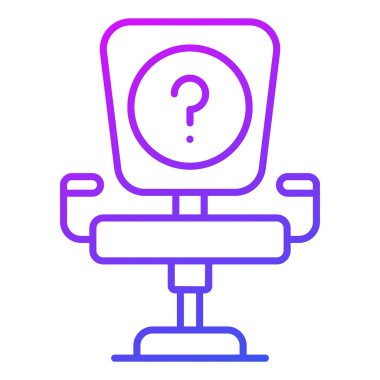 Ofis başkanı Finans İlgili Vektör Hattı Simgesi. Düzenlenebilir Piksel Mükemmel.