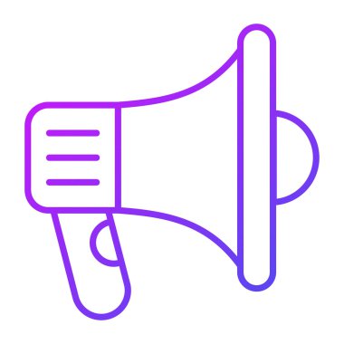 Megafon Finans İlgili Vektör Hattı Simgesi. Düzenlenebilir Piksel Mükemmel.