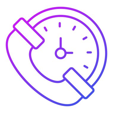 Finans İlgili Vektör Satırı Simgesi 'ne yardım et. Düzenlenebilir Piksel Mükemmel.