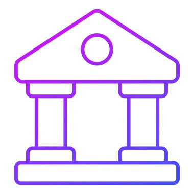 Banka Finansmanı İlgili Vektör Hattı Simgesi. Düzenlenebilir Piksel Mükemmel.