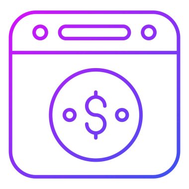 Takvim Finansmanı İlgili Vektör Hattı Simgesi. Düzenlenebilir Piksel Mükemmel.