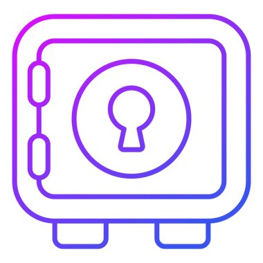 Dolap Finans İlgili Vektör Hattı Simgesi. Düzenlenebilir Piksel Mükemmel.