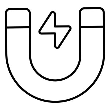 Mıknatıs Finansmanı İlgili Vektör Hattı Simgesi. Düzenlenebilir Piksel Mükemmel.