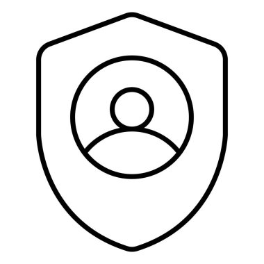  Güvenli Mali İlişkili Vektör Hattı Simgesi. Düzenlenebilir Piksel Mükemmel.