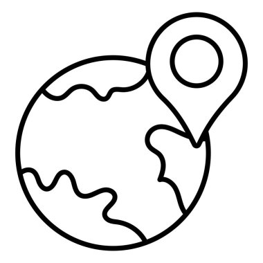  Konum Finans İlgili Vektör Hattı Simgesi. Düzenlenebilir Piksel Mükemmel.