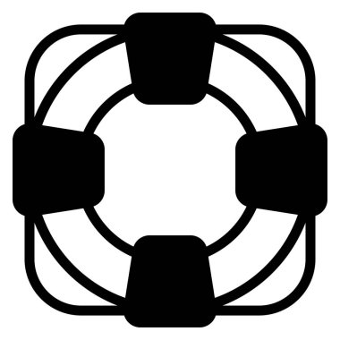 Cankurtaran Finans İlgili Vektör Hattı Simgesi. Düzenlenebilir Piksel Mükemmel 