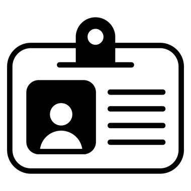 Kimlik kartı Finansmanı İlgili Vektör Satır Simgesi. Düzenlenebilir Piksel Mükemmel