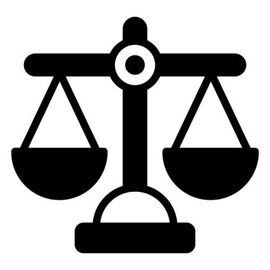 Adalet Mali İlişkili Vektör Hattı Simgesi. Düzenlenebilir Piksel Mükemmel.