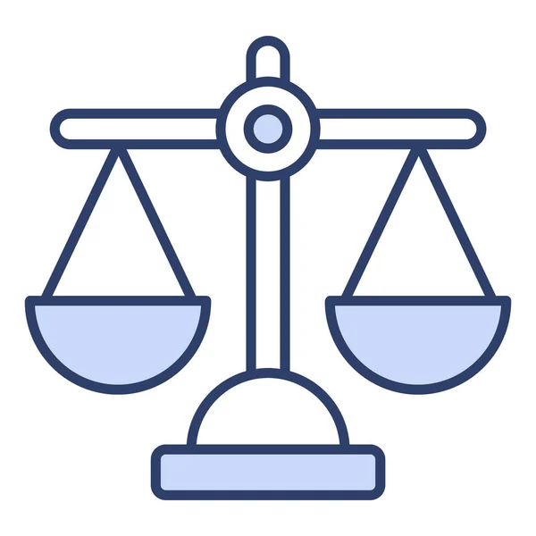 Justiça Finanças Relacionadas Vector Line Icon Pixel Curso Editável Perfeito — Vetor de Stock