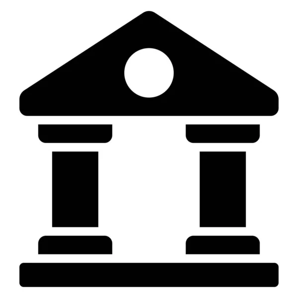 Банк Фінанси Пов Язані Вектор Лінії Значок Елегантний Інсульт Pixel — стоковий вектор
