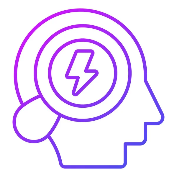 Brain Training Finanças Related Vector Line Icon Pixel Curso Editável — Vetor de Stock