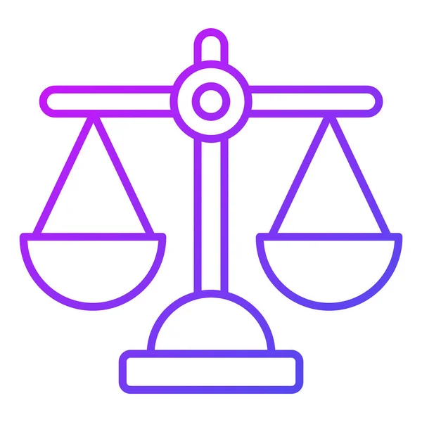 Justice Finance Related Vector Line Icon Editable Stroke Pixel Perfecto — Archivo Imágenes Vectoriales