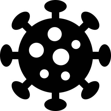 Coronavirus Sağlık Hizmetleri Tıbbi, vektör grafik resimleme simgesi.