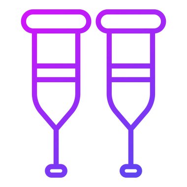 Uyanış Çubukları Sağlık Hizmetleri Tıbbi, vektör grafik resimleme simgesi.