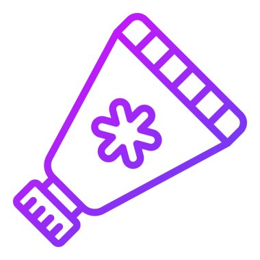 Güneş kremi Sağlık Hizmetleri, vektör grafik resimleme simgesi.