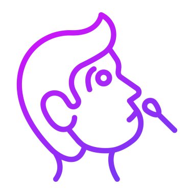 Coronavirus Test Sağlık Medikal, vektör grafik resimleme Simgesi.