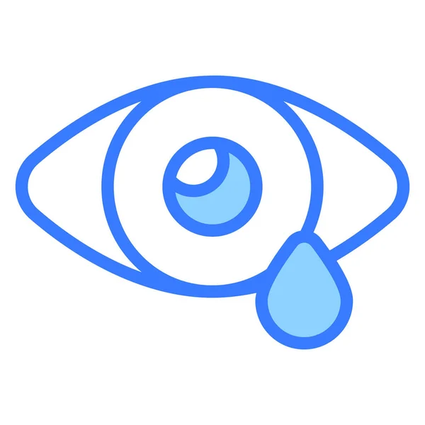 Eye Healthcare Ιατρική Διανυσματική Γραφική Απεικόνιση Εικονίδιο — Διανυσματικό Αρχείο