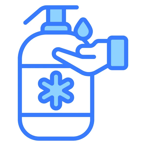 Hand Sanitizer Healthcare Medical Vektorgrafik Illustration Icon — Stockvektor