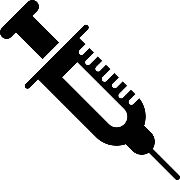 Syringe Healthcare Medical Vector Graphic Illustration Icon — Stock Vector
