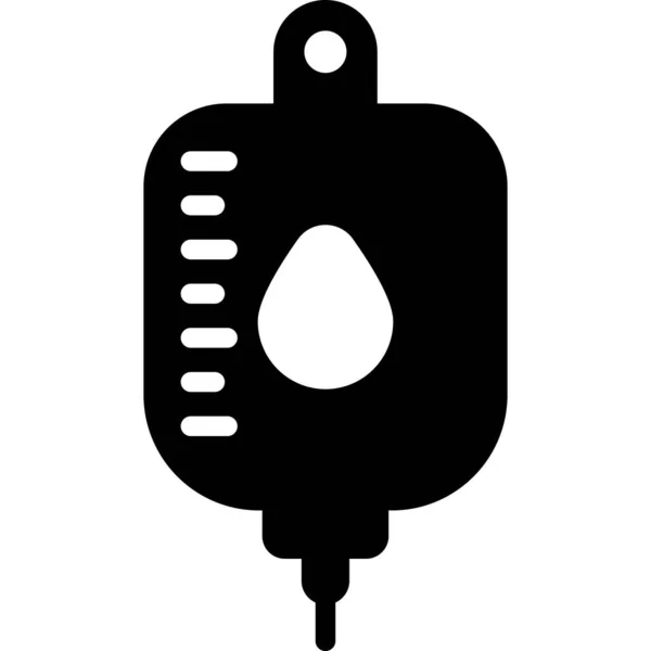 Drip Healthcare Icône Illustration Médicale Vectorielle — Image vectorielle