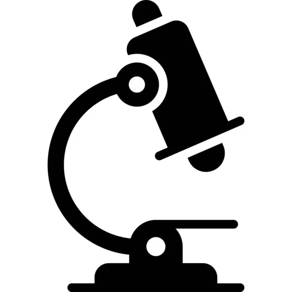 Mikroskop Healthcare Medical Vektorgrafik Illustration Icon — Stockvektor