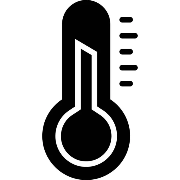 Termometer Hälsovård Medicin Vektorgrafik Illustration Ikon — Stock vektor