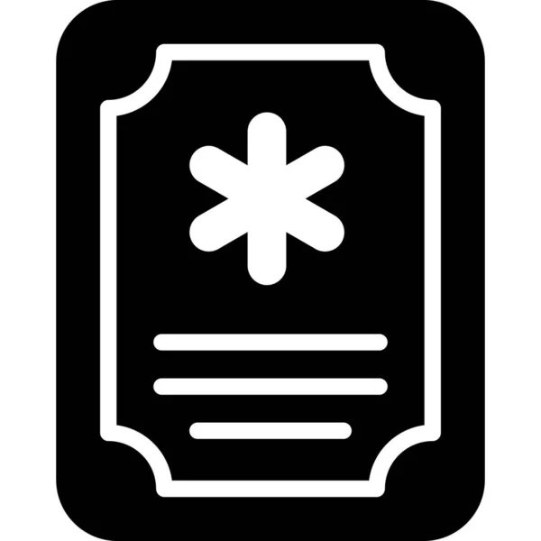 Medical Book Health Vector Graphic Illustration Icon — 스톡 벡터