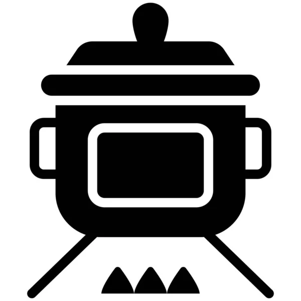 Cooking Healthcare Medical Векторная Графическая Икона — стоковый вектор