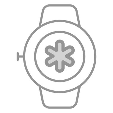 Sağlık hizmetleri, vektör grafik resimleme simgesini izle.