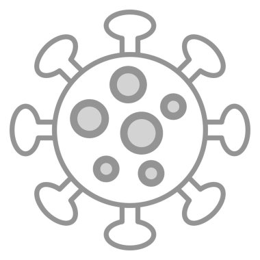 Coronavirus Sağlık Hizmetleri Tıbbi, vektör grafik resimleme simgesi.