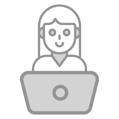 Destek Hizmeti Sağlık Hizmetleri Tıbbi, vektör grafik resimleme simgesi.