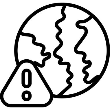 Yasak Sağlık Servisi Tıbbi, vektör grafik resimleme simgesi.