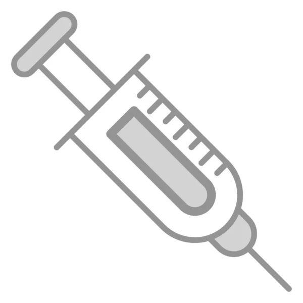Syringe Healthcare Vector Graphic Illustration Icon — 스톡 벡터