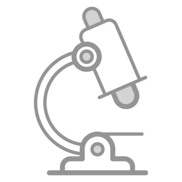 Mikroskop Healthcare Medical Vektorgrafik Illustration Icon — Stockvektor